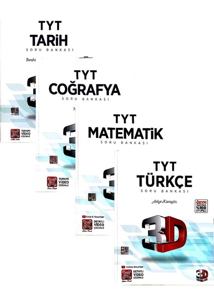 TYT Eşit Ağırlık 4'lü Soru Bankası Seti