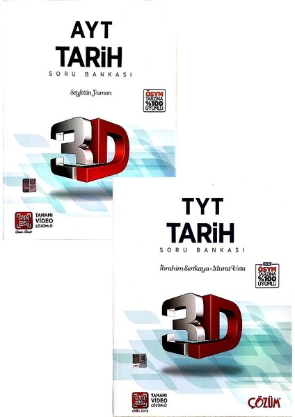 TYT - AYT Tarih Soru Bankası Seti