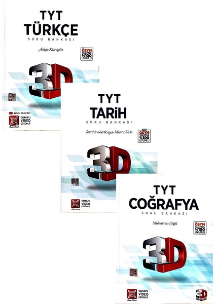 TYT Tarih, Coğrafya, Türkçe Soru Bankası Seti