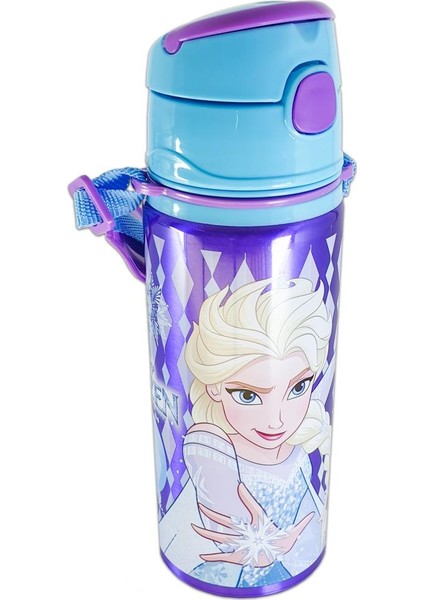Disney Elsa Frozen Pipetli Çelik Matara