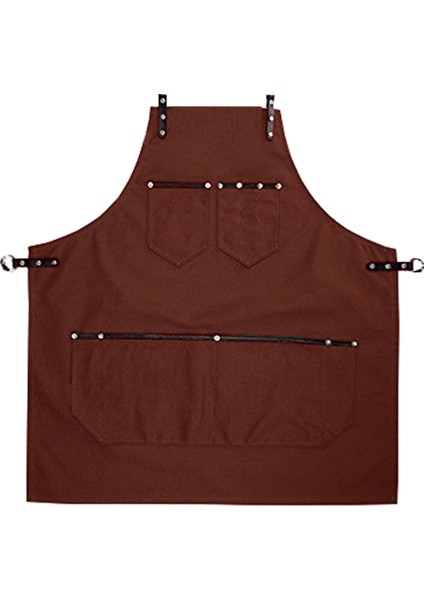Askılı Önlük Master Şef - Barista - Aşçı - Kuaför - Tattoo - Mutfak - Chef Garson Önlüğü Bordo