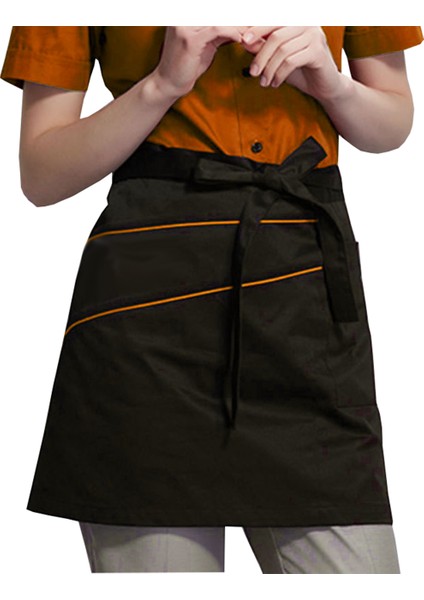 Belden Önlük Master Şef - Barista - Aşçı - Kuaför - Tattoo - Mutfak - Chef Garson Önlüğü Turuncu