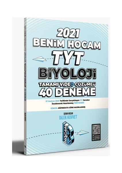 2021 TYT Biyoloji Tamamı Video Çözümlü 40 Deneme Sınavı