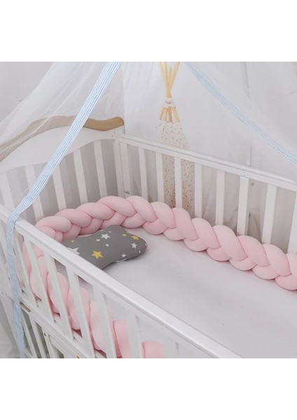 store 3'lü Örgü Koruma 200 cm Pembe