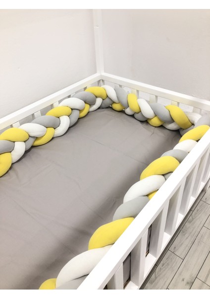 store 3'lü Örgü Koruma 360 cm Sarı-Gri-Beyaz
