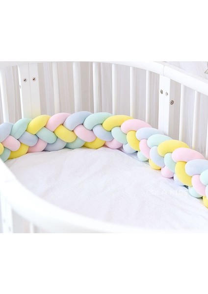 store 4'lü Örgü Koruma 200 cm Su Yeşili-Bebe Mavi-Sarı-Pembe