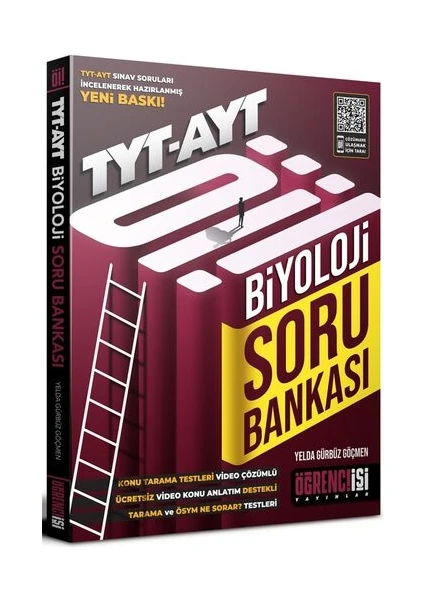 Öğrenci İşi Yayınları TYT-AYT Biyoloji Soru Bankası - Yelda Gürbüz Göçmen