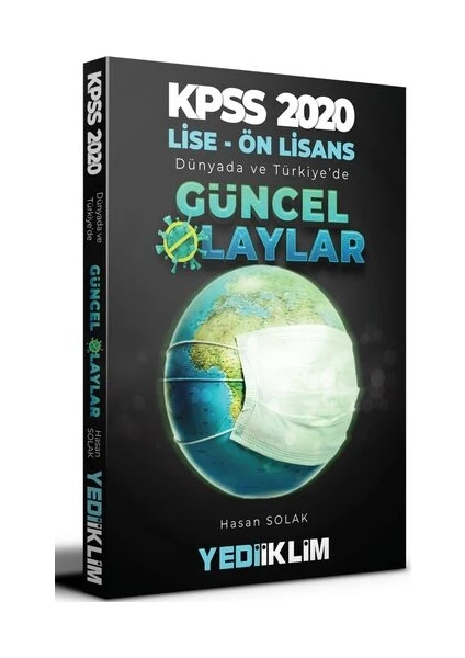 Yediiklim Yayınları 2020 KPSS Lise-Ön Lisans Dünyada Ve Türkiye'De Güncel Olaylar