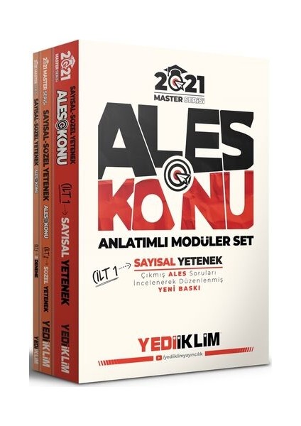 2021 Master Serisi ALES Konu Anlatımlı Modüler Set