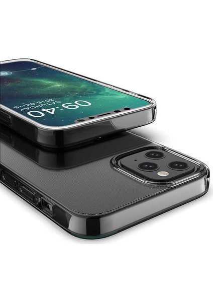 Apple iPhone 12 Pro 6.1" Kılıf Süper Şeffaf Silikon Arka Kapak Şeffaf fiyatları