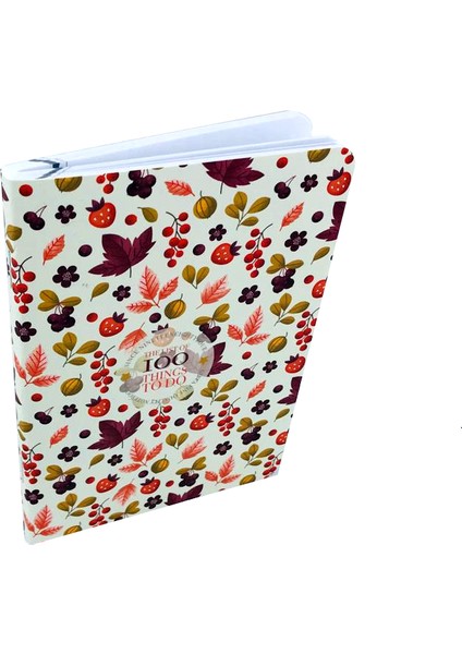 100 Things Tel Dikişli Karton Kapak Defter A6 80 Yaprak Çizgili Açık Renk