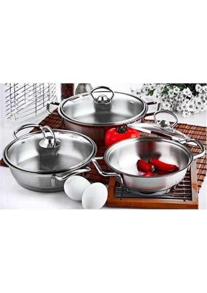 Asude 6 Parça Omlet Set S-1189