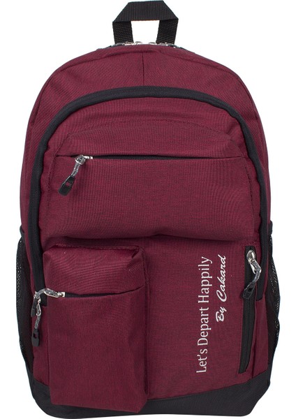 20101 Unisex Günlük ve Okul Sırt Çantası Bordo modelleri
