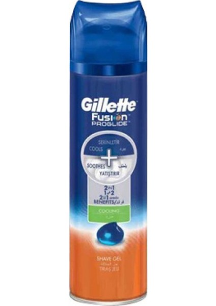 Fusion Proglıde Traş Jeli 200ml Coolıng - 6'lı Paket