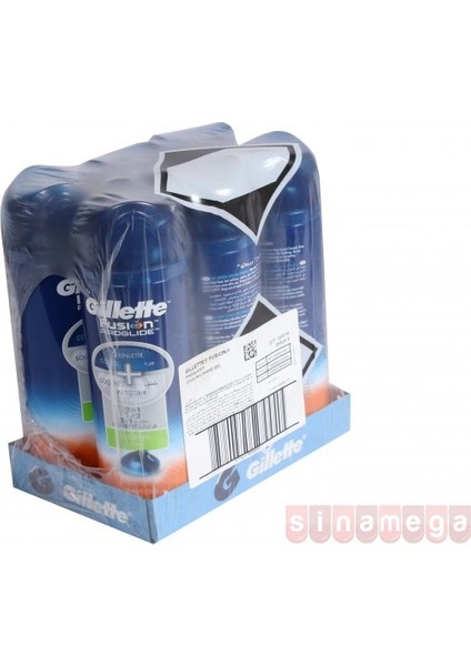 Fusion Proglıde Traş Jeli 200ml Coolıng - 6'lı Paket