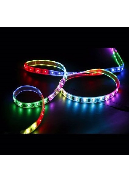 Rgb  İç ve Dış Mekan Kumandalı  Şerit Led + 2 Amper Trafo ( 5 Metre)