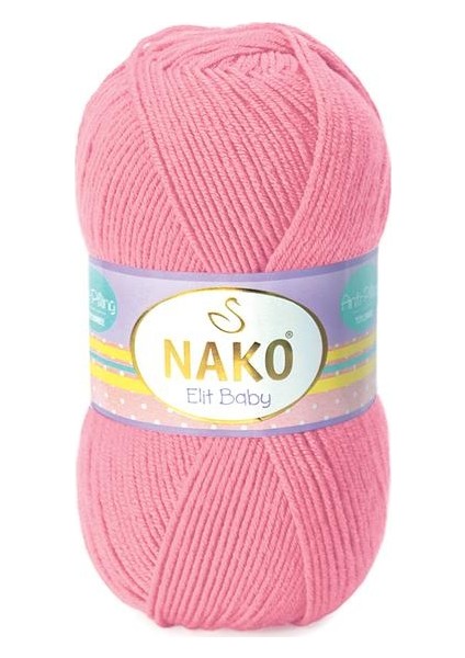 Elit Baby El Örgü İpi | Pembe 6837