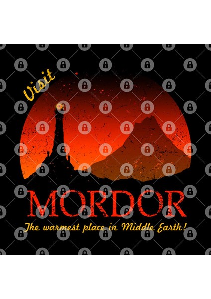 Visit Mordor Kupa Bardak
