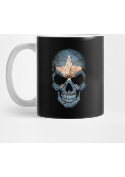 Somali Flag Skull Kupa Bardak