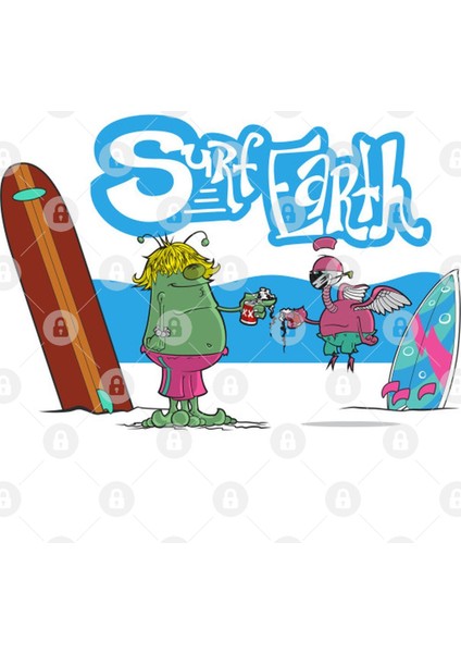 Surf Earth #1 Kupa Bardak