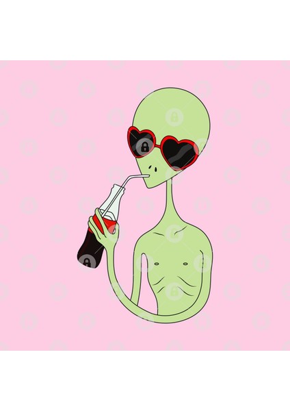 Lolita Alien Kupa Bardak