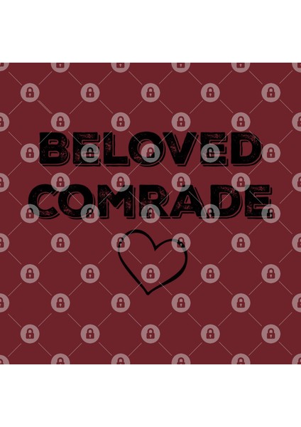 Beloved Comrade Heart Kupa Bardak
