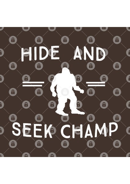 Sasquatch. Hide And Seek Champ Kupa Bardak