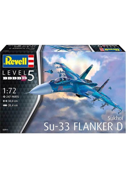 Model Kit Sukhoi Su-33 Navy Flanker 3911