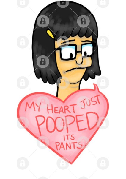 Tina Belcher Head Kupa Bardak