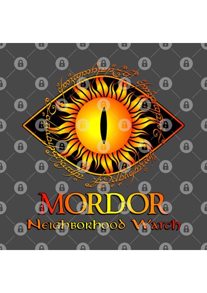 Mordor Neighborhood Watch Kupa Bardak