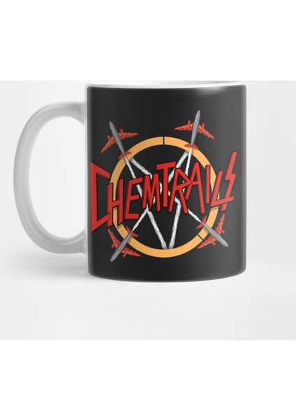 Slayer Parody Chemtrails Logo Kupa Bardak