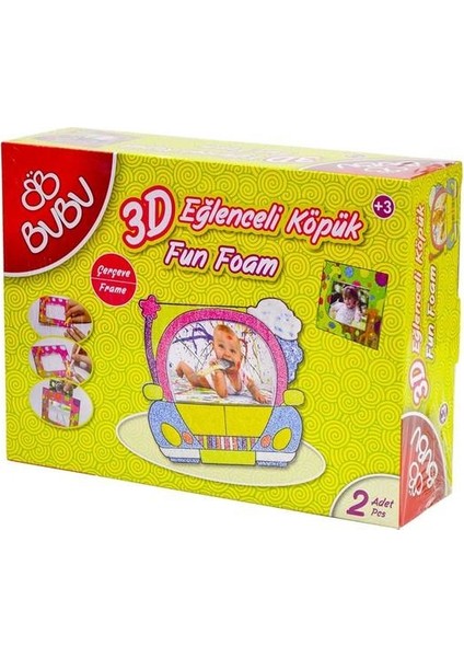 3D Eğlenceli Köpük Çerçeve