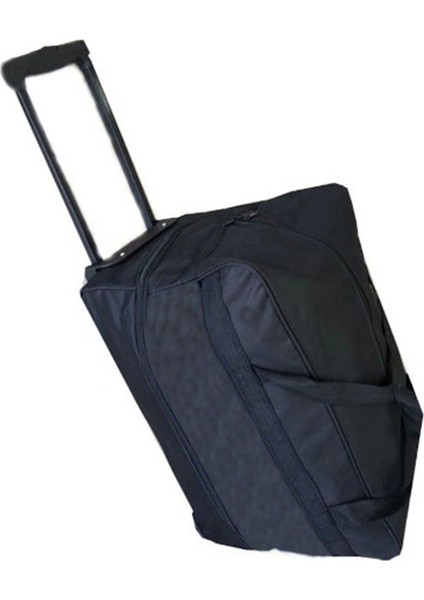 Siyah Çekçekli Büyük Boy Bavul Valiz