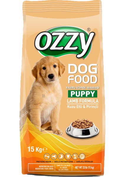 Puppy Kuzu Etli Pirinçli Yavru Köpek Maması 15 kg