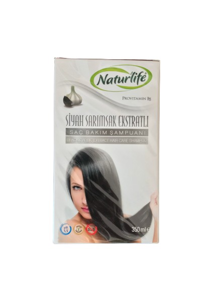 Naturlife Bitkisel Siyah Sarımsak Ekstralı Saç Bakım Şampuanı