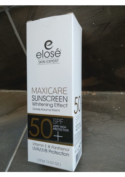 Maxicare Sunscreen Güneş Koruma Kremi 50 Spf+Vitamin E &panthenol