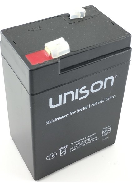 4V 8 Amper Unıson Kuru Akü