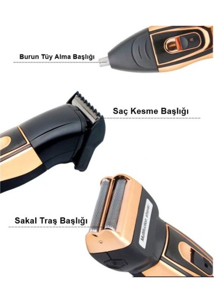 3in1 Saç Sakal Tıraş Makinesi modelleri