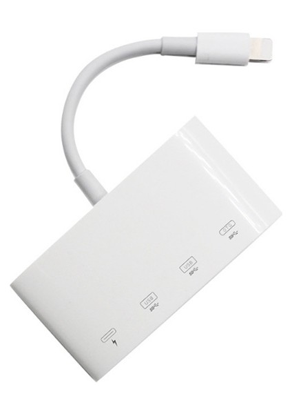NK-1040 4in1 Lightning To USB Kamera Adaptörü AL-32644