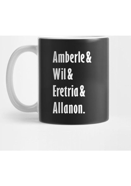 The Shannara Chronicles - Amberle & Wil & Eretria & Allanon Kupa Bardak