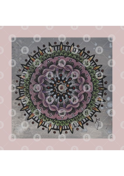 Cell Growth Mandala Kupa Bardak