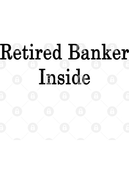 Retired Banker Inside Kupa Bardak