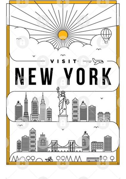 Vısıt New York Kupa Bardak