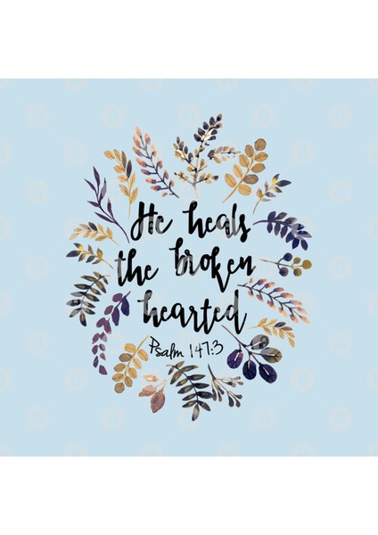 Psalm 147:3 Kupa Bardak