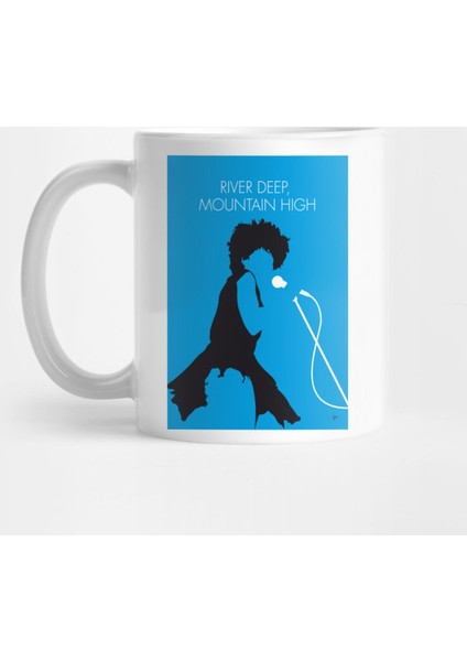 No019 My Tina Turner Minimal Music Poster Kupa Bardak