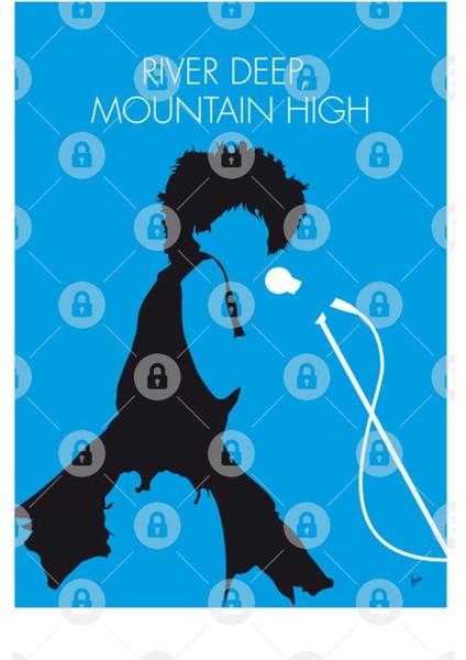 No019 My Tina Turner Minimal Music Poster Kupa Bardak