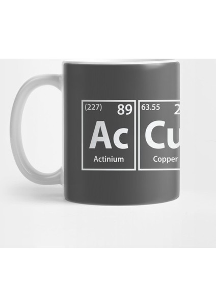 Accurate (Ac-Cu-Ra-Te) Periodic Elements Spelling Kupa Bardak