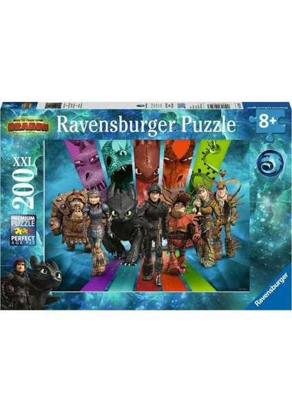 200 Parça Puzzle Dragons3 126293