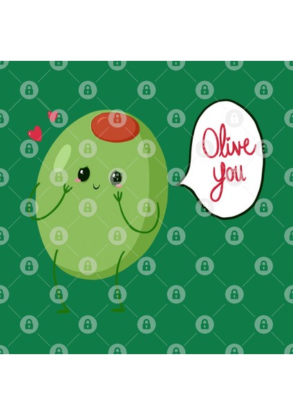 Olive You Kupa Bardak