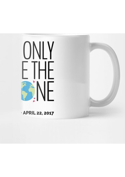 Earth - We Only Have The One - March For Science 2017 (Light) Kupa Bardak